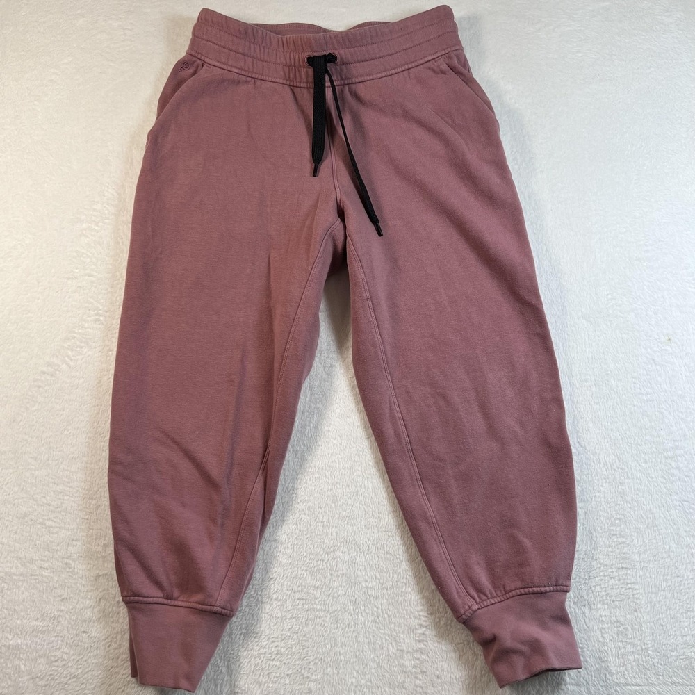 Public Rec Sweatpants Womens 28/24 Pink Fleece Jogger Elastic Waist Pockets